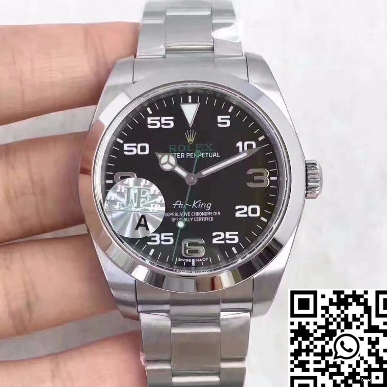 JF Rolex Black Air-King 116900 Dial Factory 0114